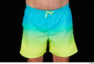 Spencer blue yellow shorts dressed hips 0001.jpg